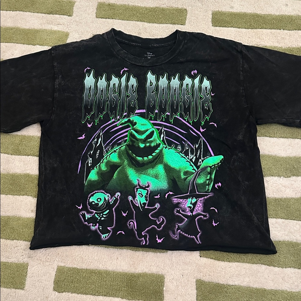 Disney Black and Green Nightmare Before Christmas Tee